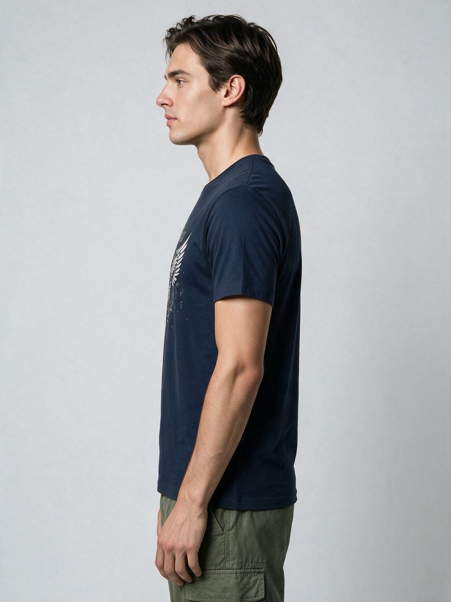 Full Throttle Rider T-Shirt For Men - Half Sleeve - alternate view 3