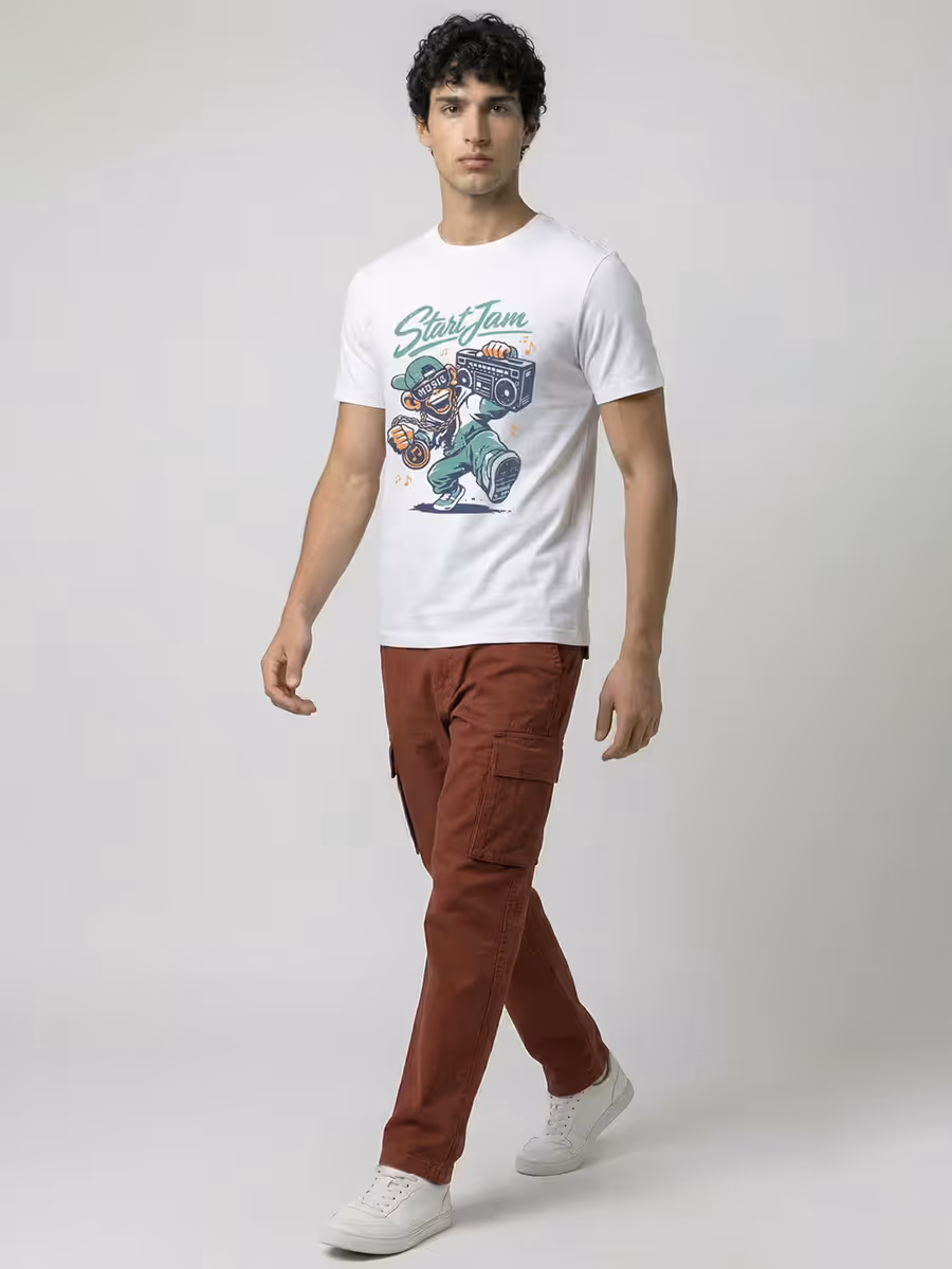 Start Jam T-Shirt For Men - Half Sleeve 5