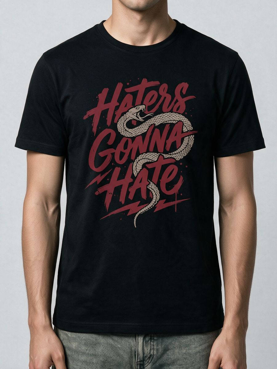 Haters Gonna Hate T-Shirt For Men - Half Sleeve - alternate view 5