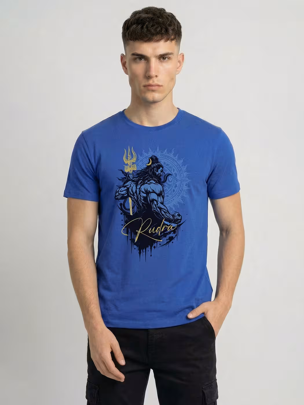 Rudra T-Shirt For Men - Half Sleeve