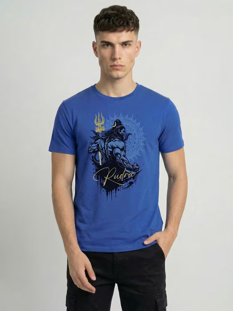 Rudra T-Shirt For Men - Half Sleeve