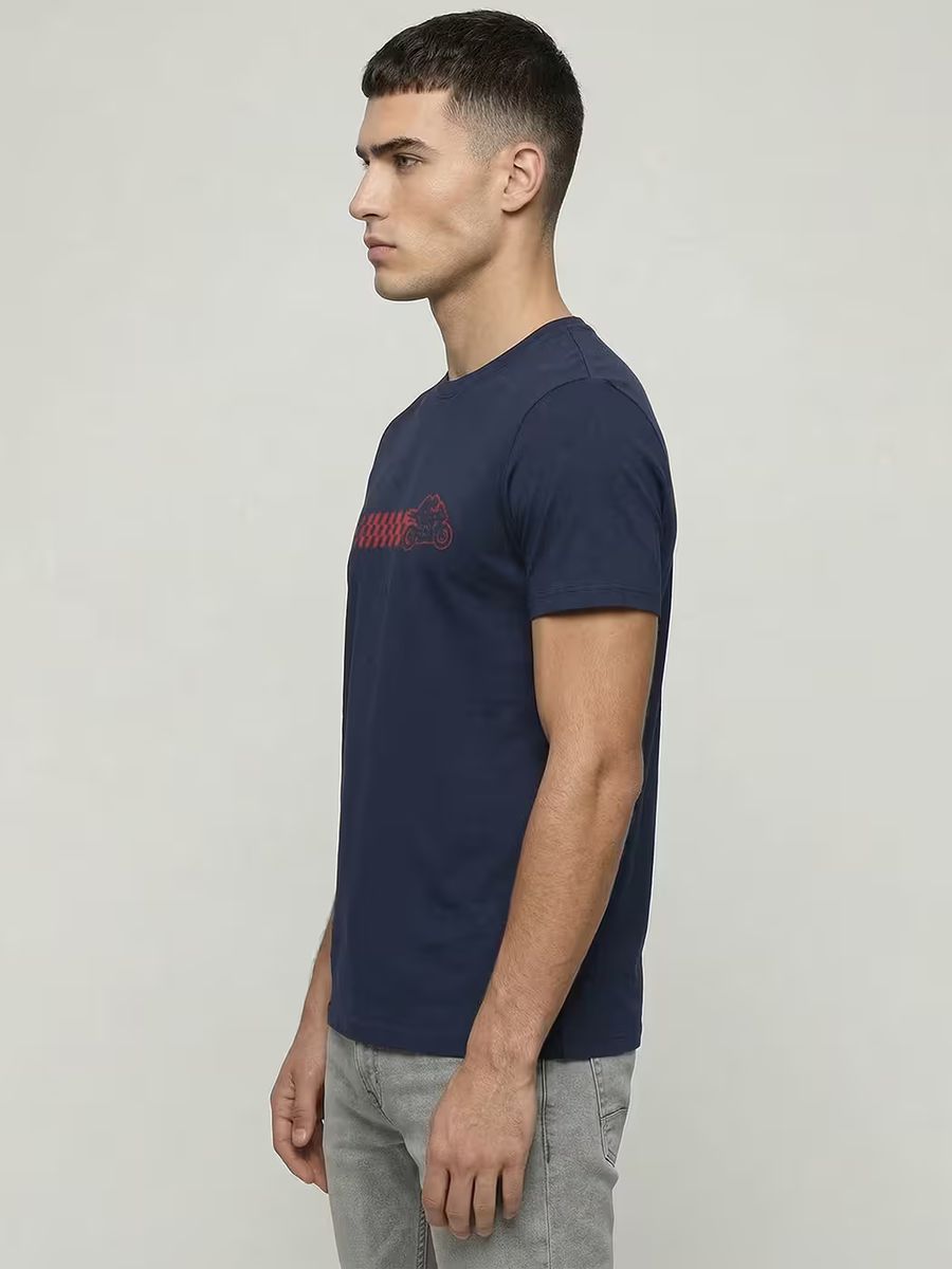 Racing Pulse Motorcycle T-Shirt For Men - Half Sleeve - alternate view 4