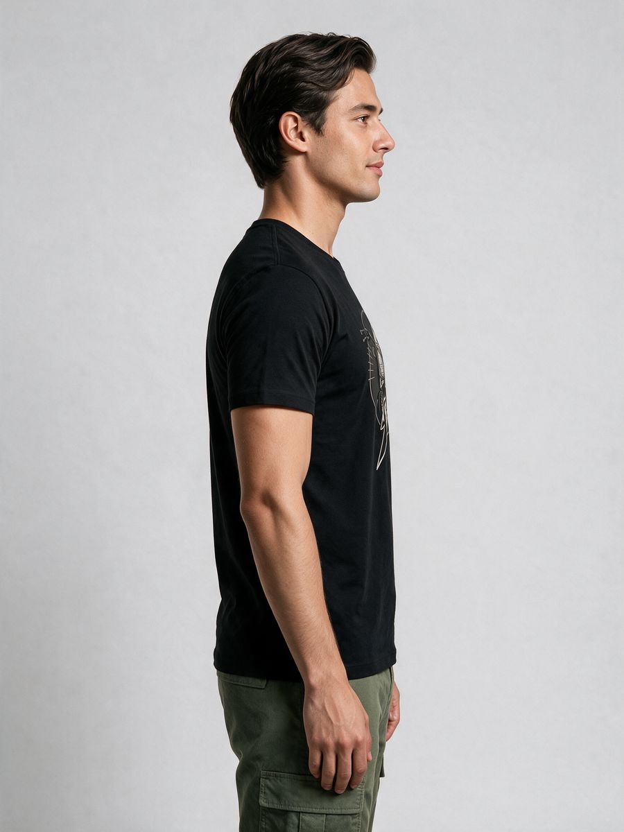 Power Rider T-Shirt For Men - Half Sleeve - alternate view 3