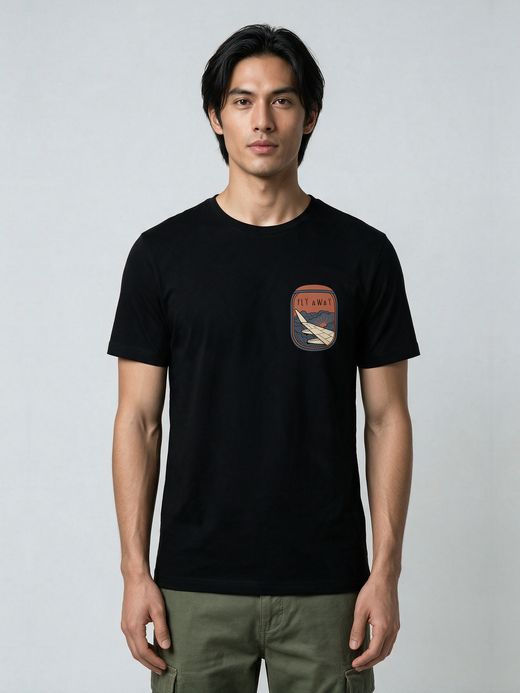 Fly Away T-Shirt For Men - Half Sleeve