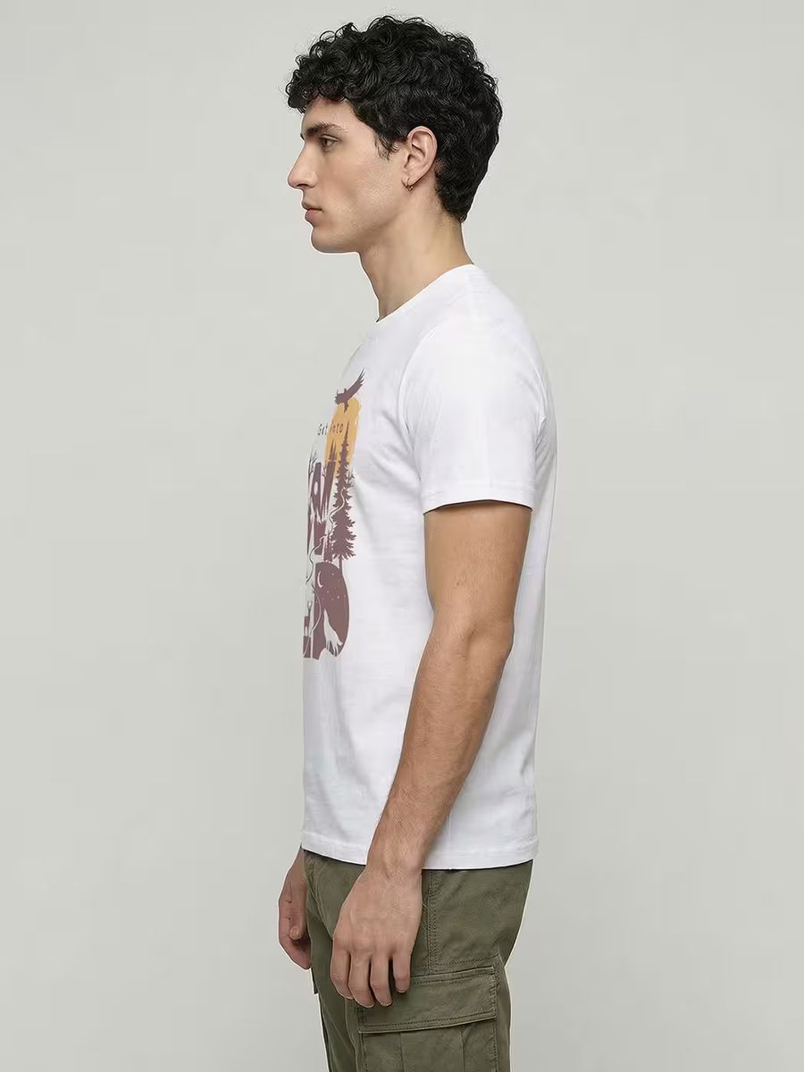 Get Into Wild T-Shirt For Men - Half Sleeve - alternate view 4