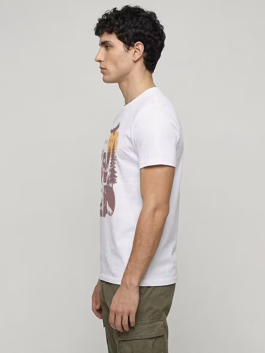 Get Into Wild T-Shirt For Men - Half Sleeve 4