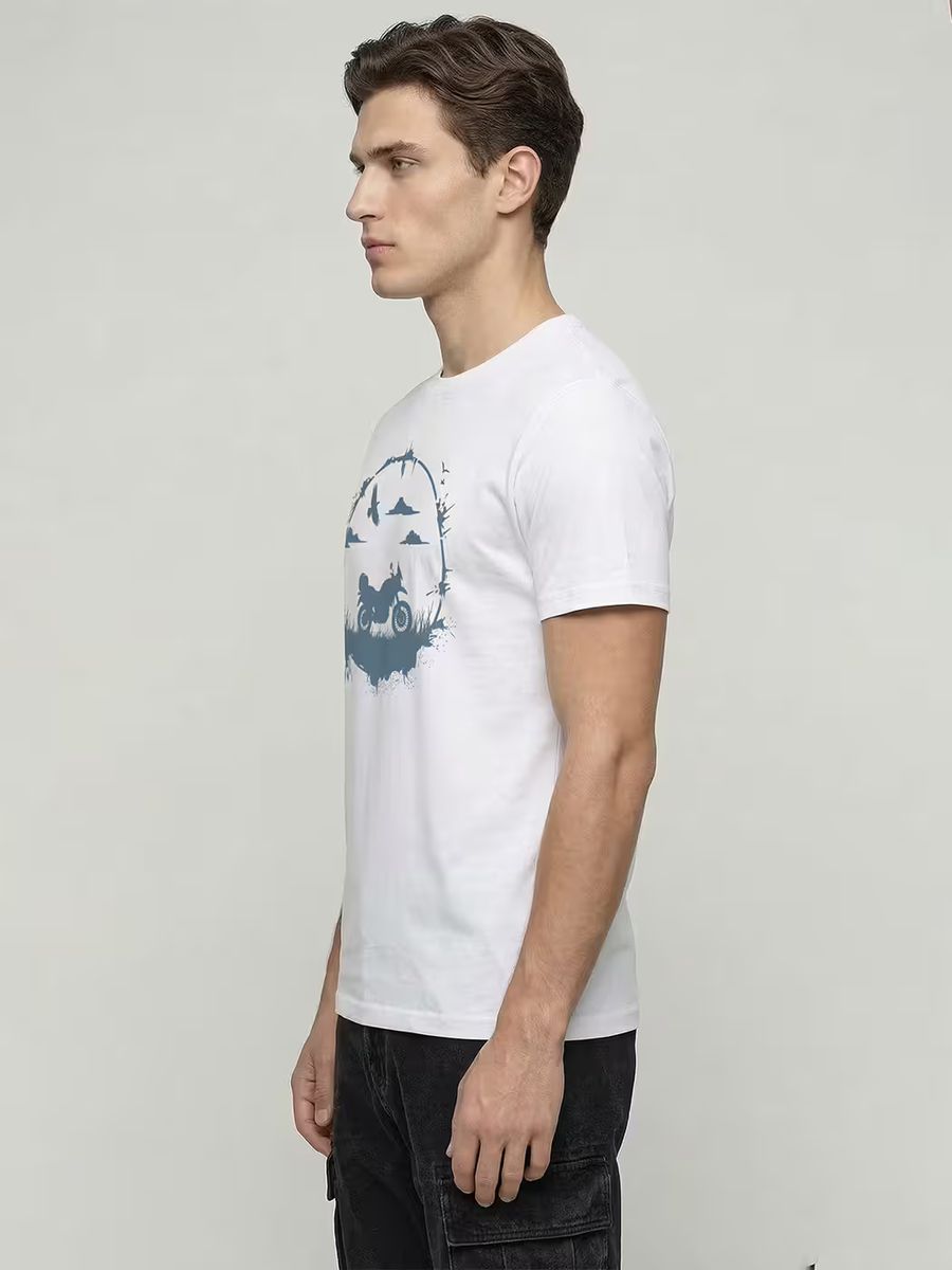 Freedom Rider T-Shirt For Men - Half Sleeve - alternate view 4