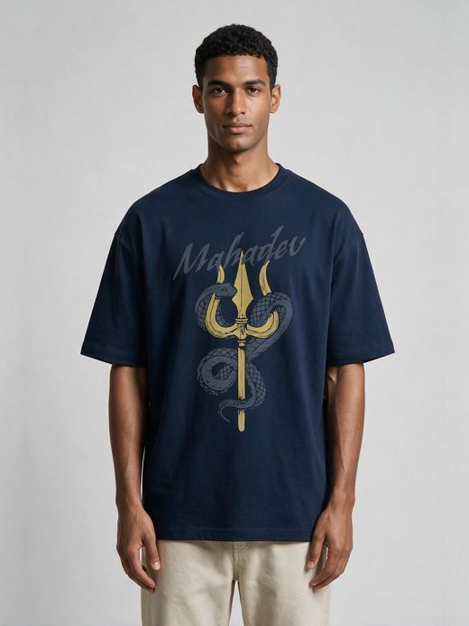 Mahadev Shiva Streetwear Oversized T-Shirt