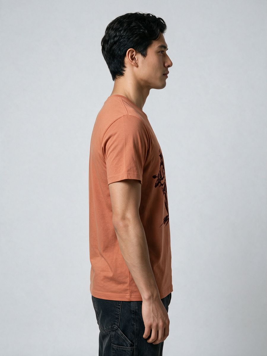 Full Throttle Bike T-Shirt For Men - Half Sleeve - alternate view 3
