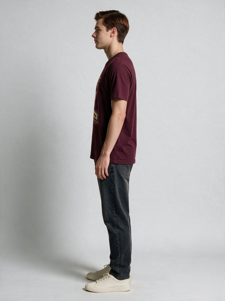 Retro Music T-Shirt For Men - Half Sleeve - alternate view 3