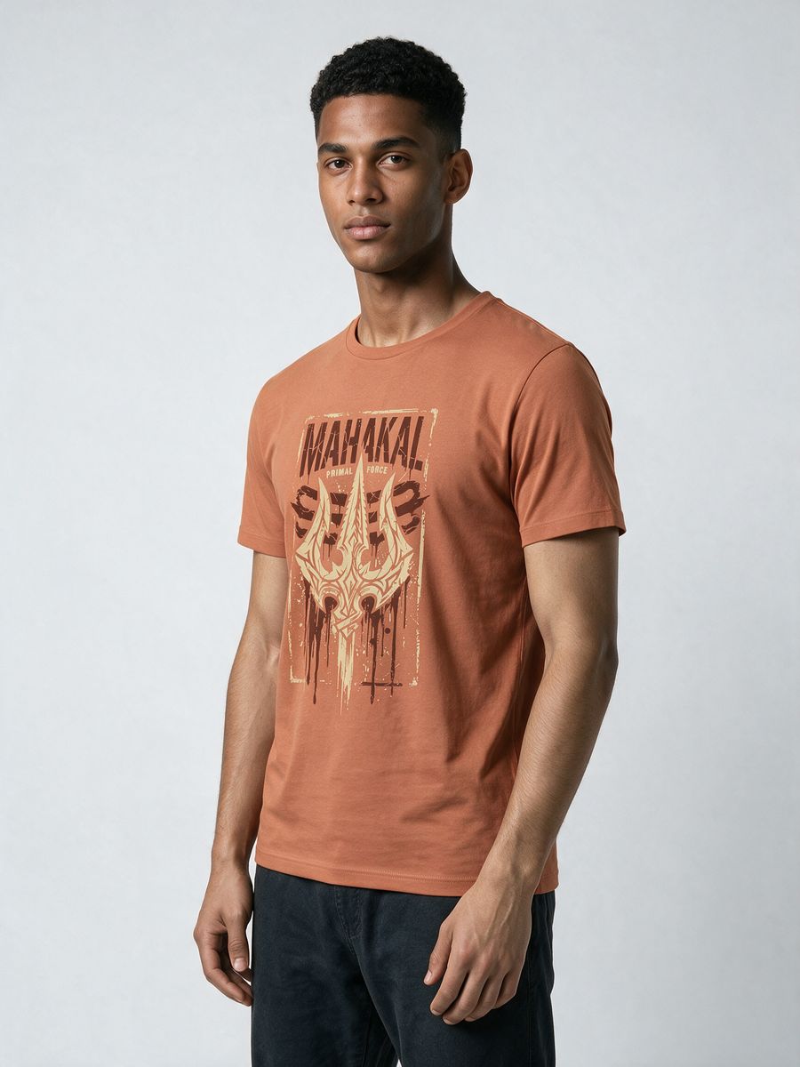 Mahakal Primal Force T-Shirt For Men - Half Sleeve - alternate view 4