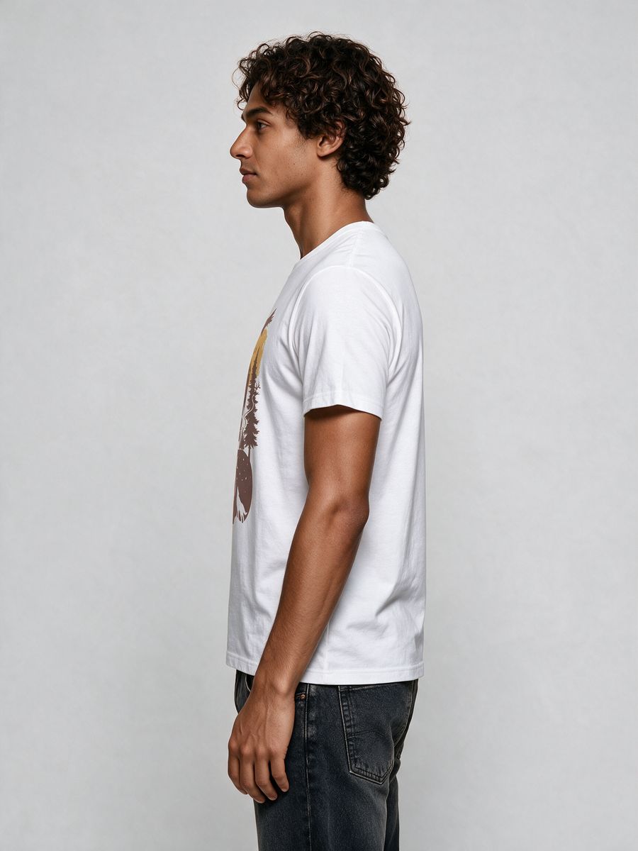 Get Into Wild T-Shirt For Men - Half Sleeve - alternate view 3