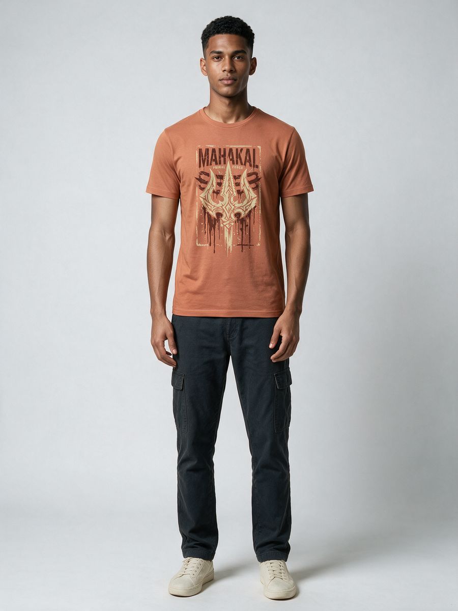 Mahakal Primal Force T-Shirt For Men - Half Sleeve - alternate view 6