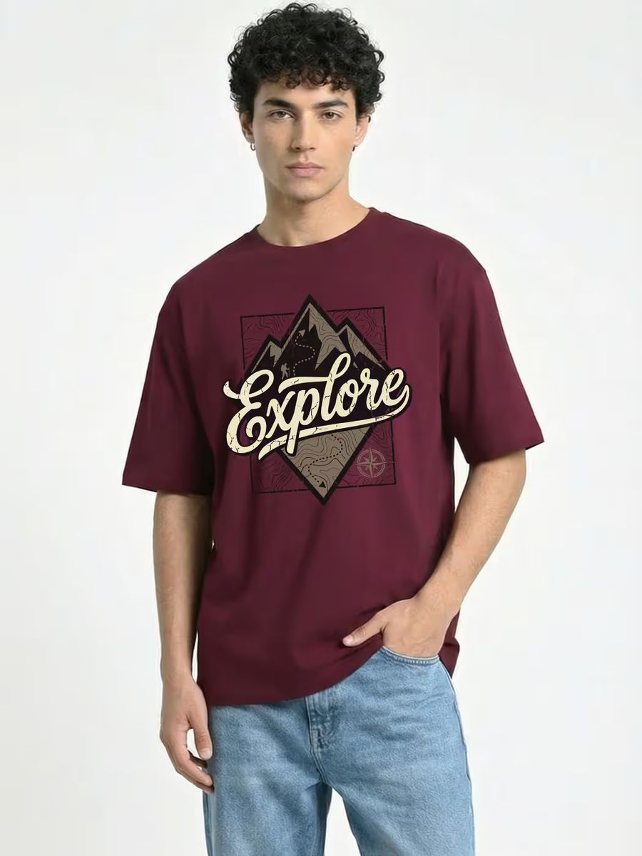 Explore Streetwear Oversized T-Shirt
