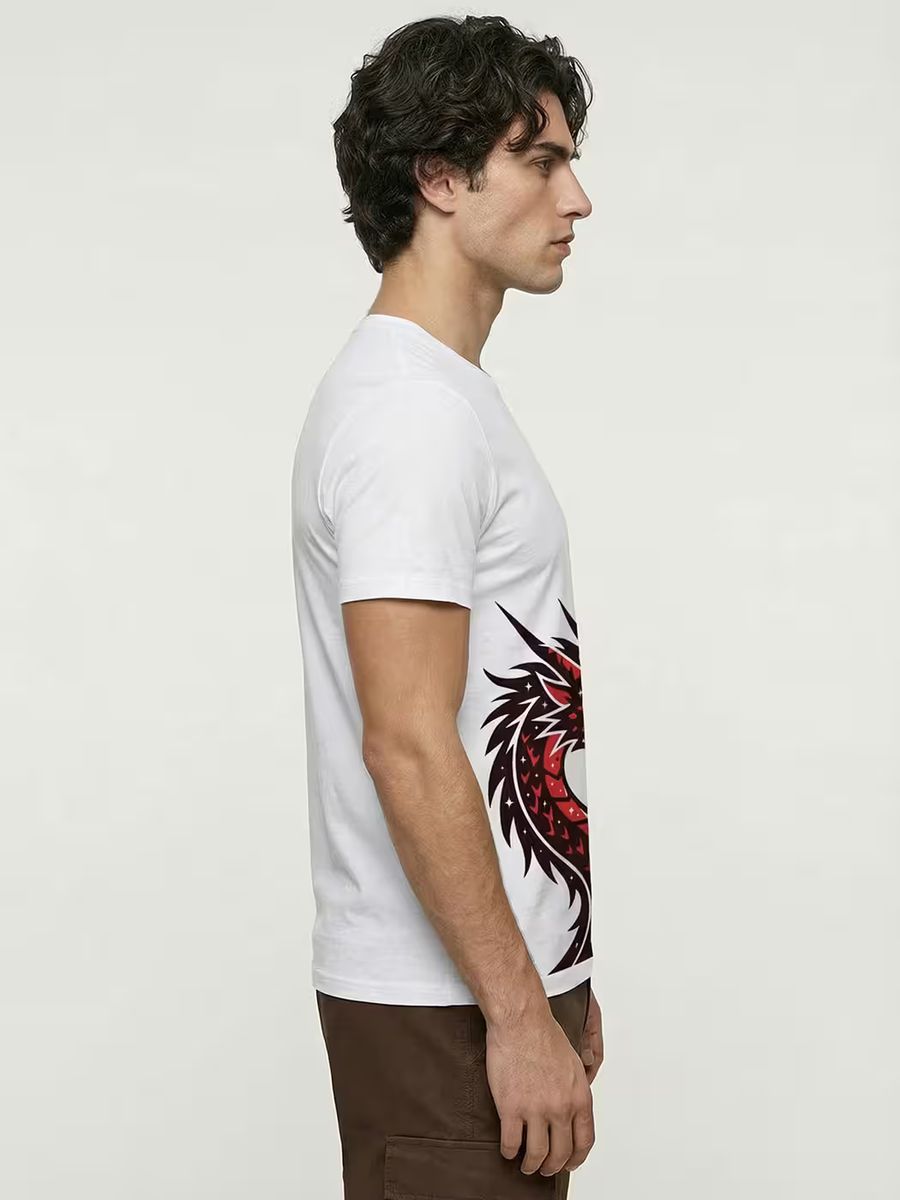 Dragon Rage T-Shirt For Men - Half Sleeve 4