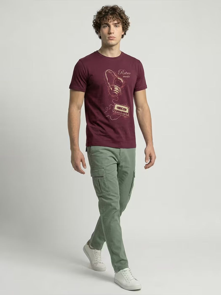 Retro Music T-Shirt For Men - Half Sleeve - alternate view 5