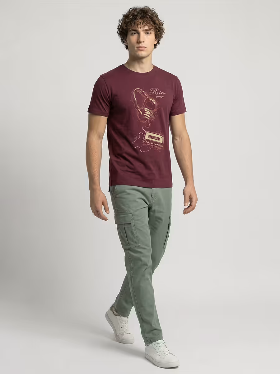 Retro Music T-Shirt For Men - Half Sleeve 5