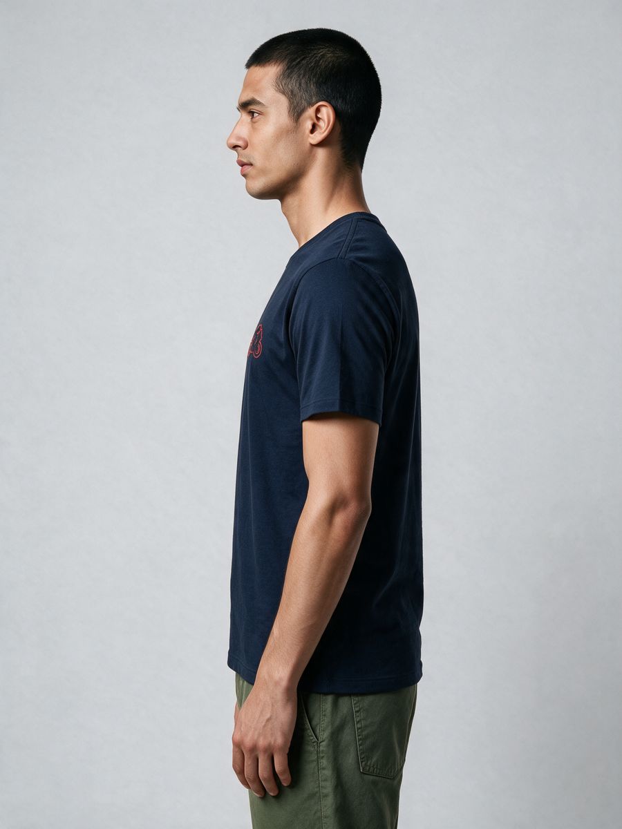 Racing Pulse Motorcycle T-Shirt For Men - Half Sleeve - alternate view 3