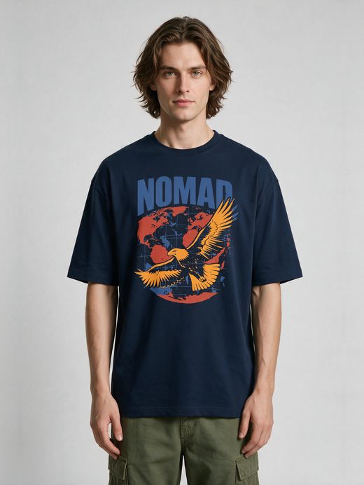 Nomad Eagle Streetwear Oversized T-Shirt