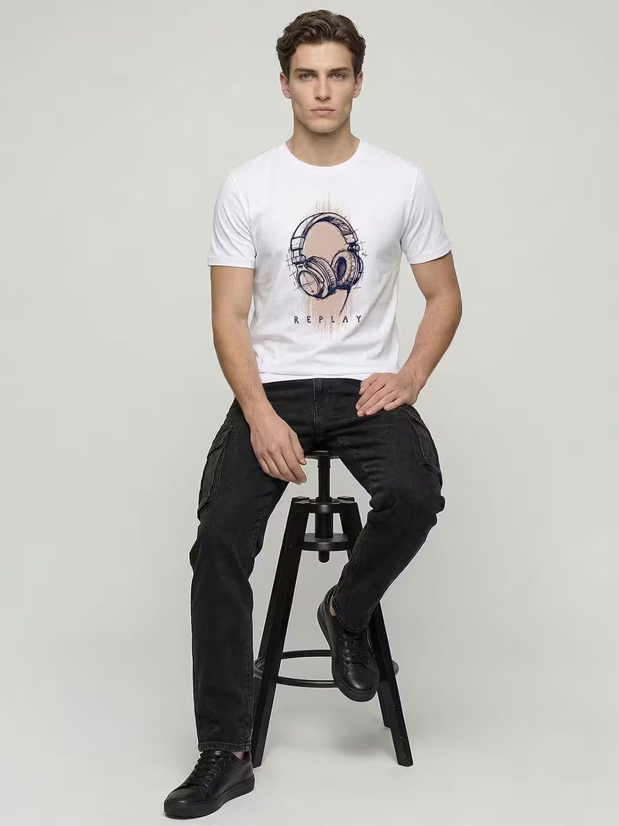 Replay T-Shirt For Men - Half Sleeve - alternate view 5