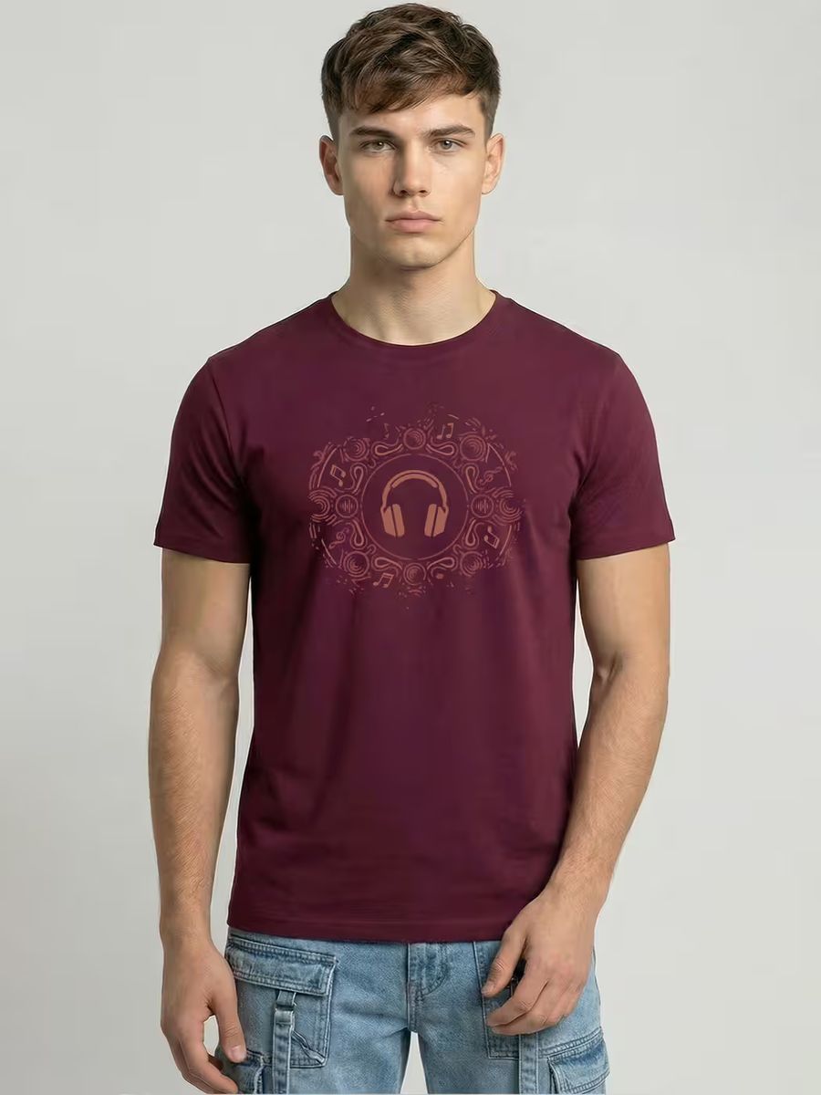 Music Soul T-Shirt For Men - Half Sleeve
