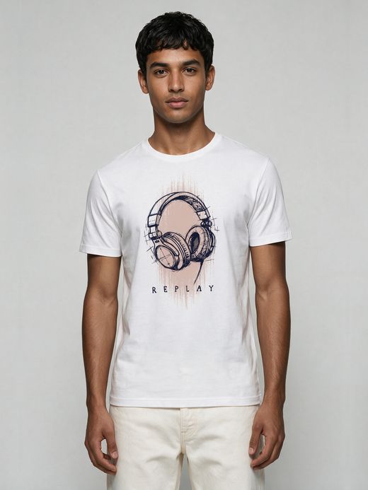 Replay T-Shirt For Men - Half Sleeve