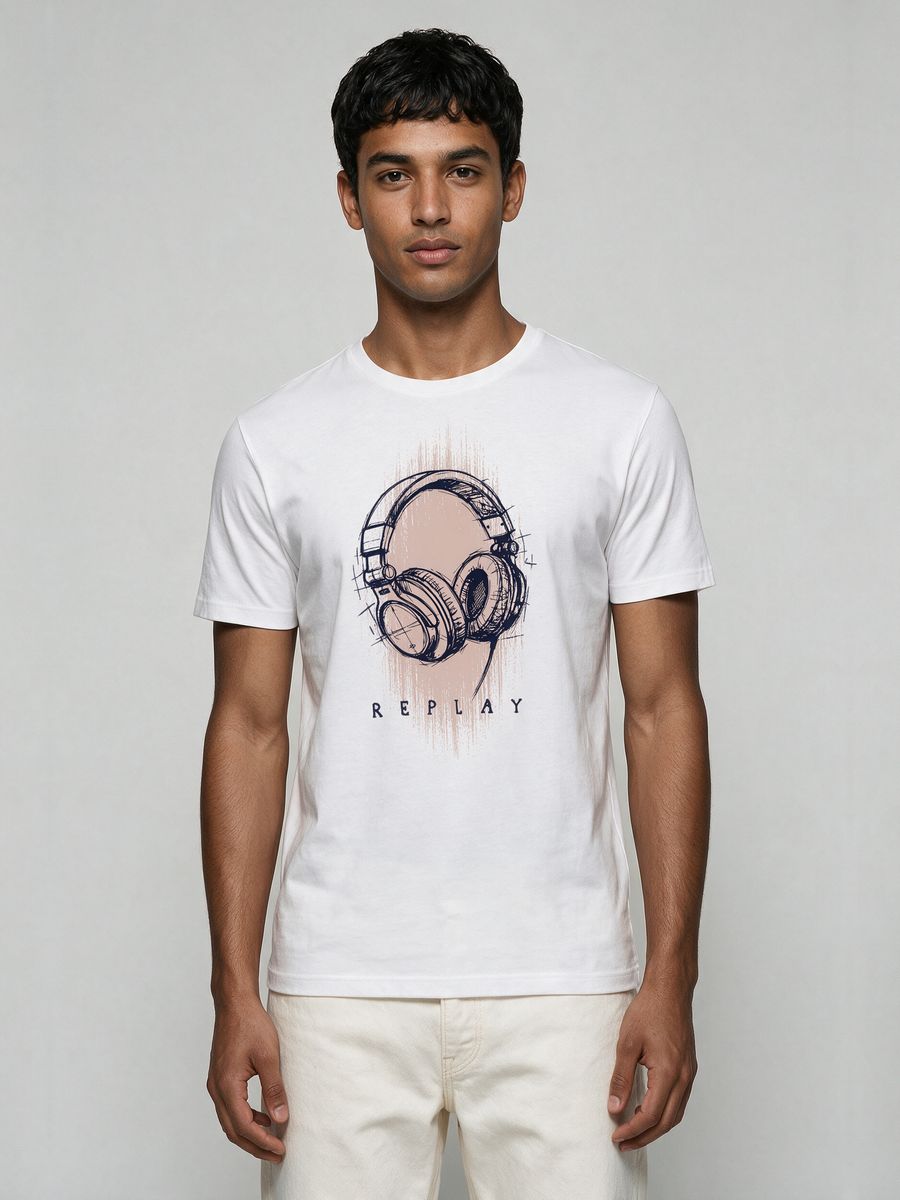 Replay T-Shirt For Men - Half Sleeve