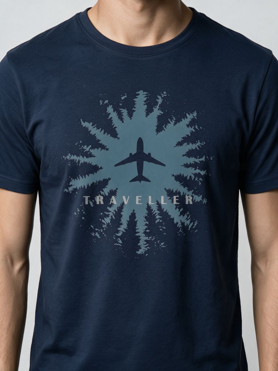 Traveller T-Shirt For Men - Half Sleeve - alternate view 5