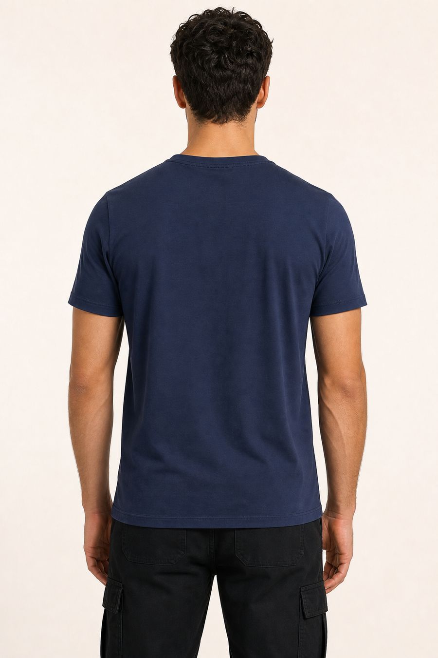 Long Way Biker T-Shirt For Men - Half Sleeve - alternate view 2