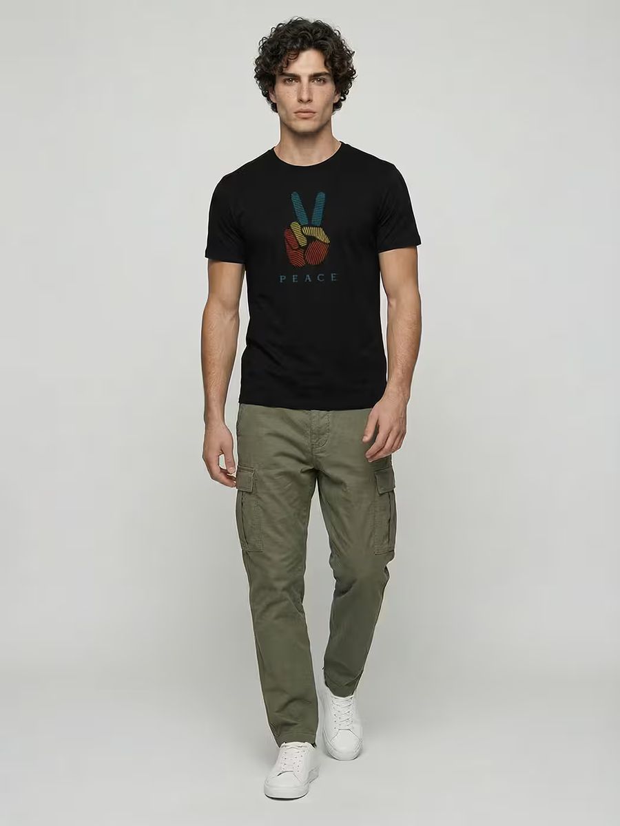 Peace Code T-Shirt For Men - Half Sleeve 5