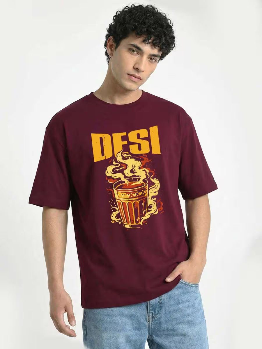 The Cutting Chai Streetwear Oversized T-Shirt