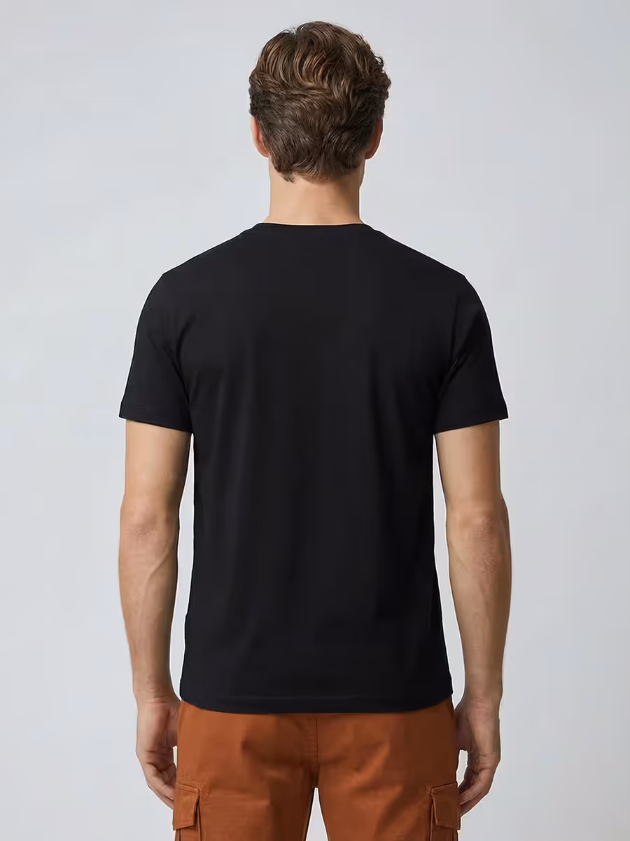 Melting Headphones T-Shirt For Men - Half Sleeve 3