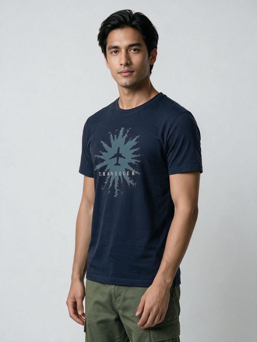 Traveller T-Shirt For Men - Half Sleeve - alternate view 4