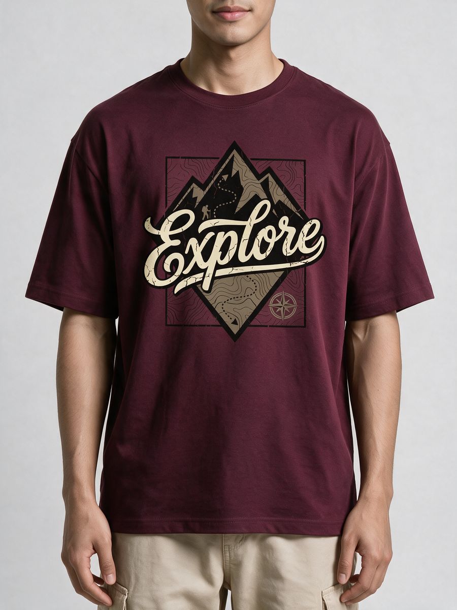 Explore Streetwear Oversized T-Shirt - alternate view 5