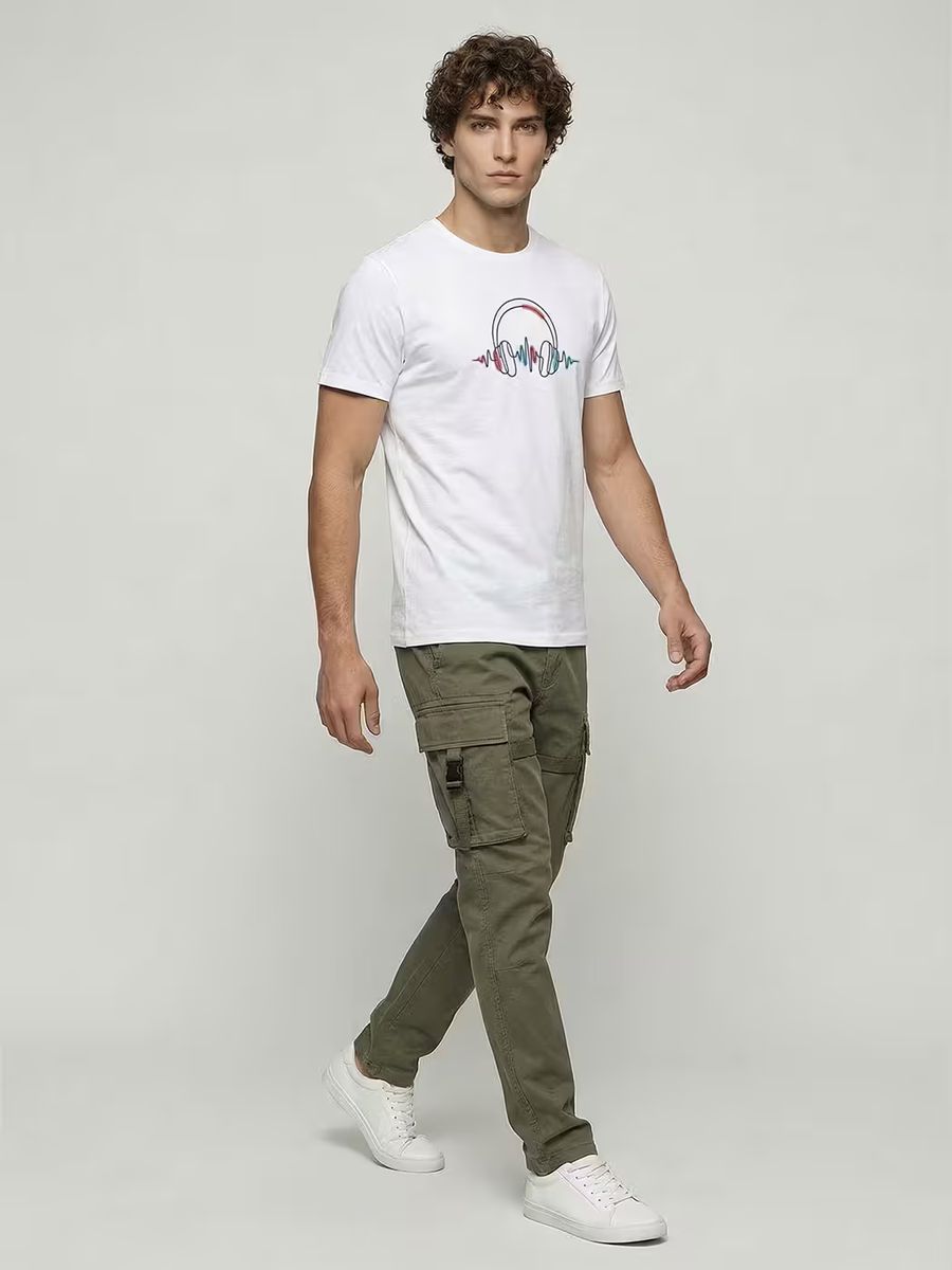 Sound Pulse T-Shirt For Men - Half Sleeve 5