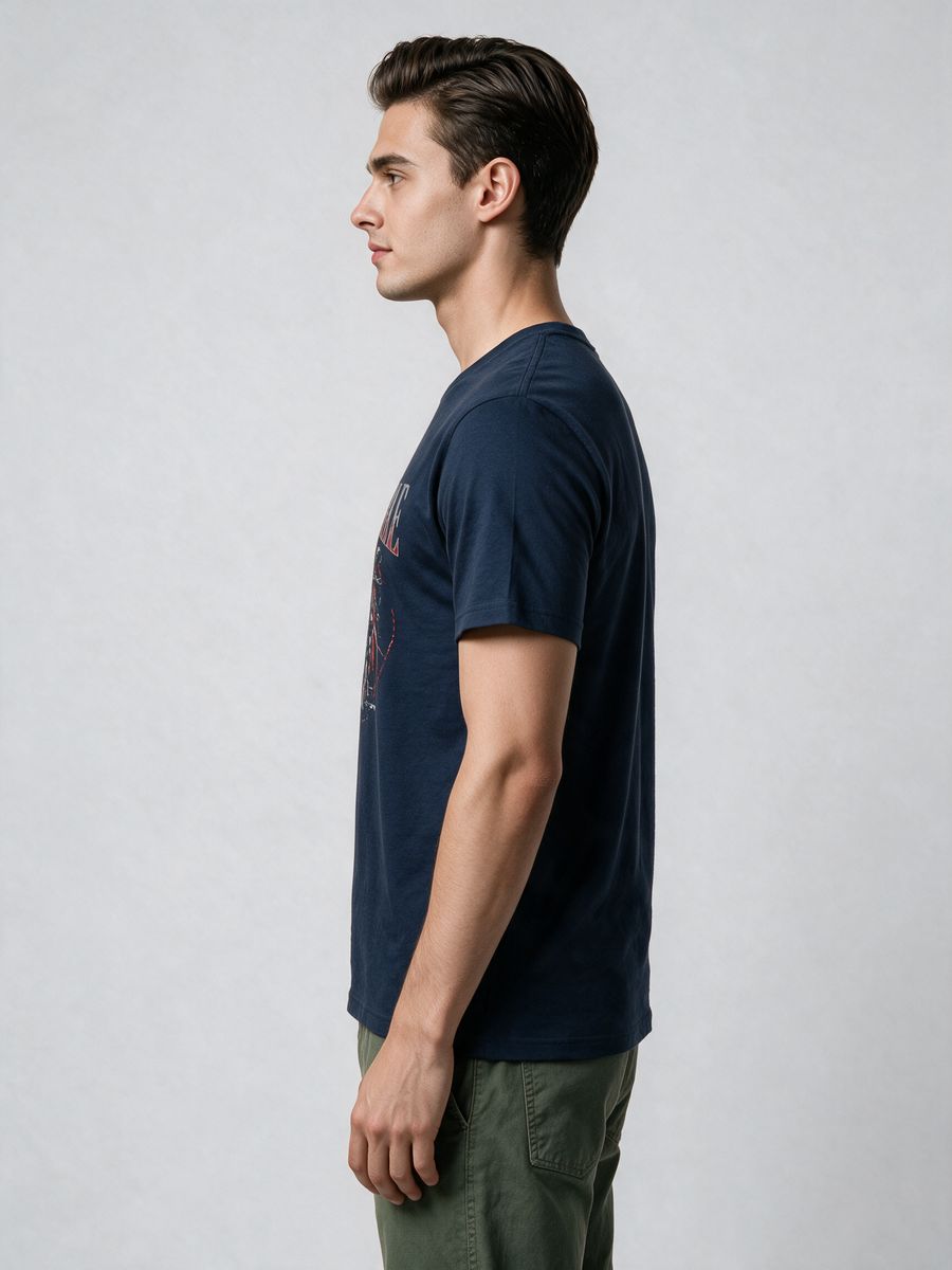 Unstoppable Bike T-Shirt For Men - Half Sleeve - alternate view 3