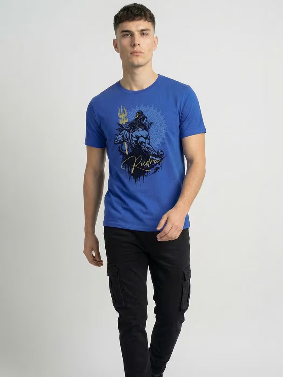 Rudra T-Shirt For Men - Half Sleeve - alternate view 5