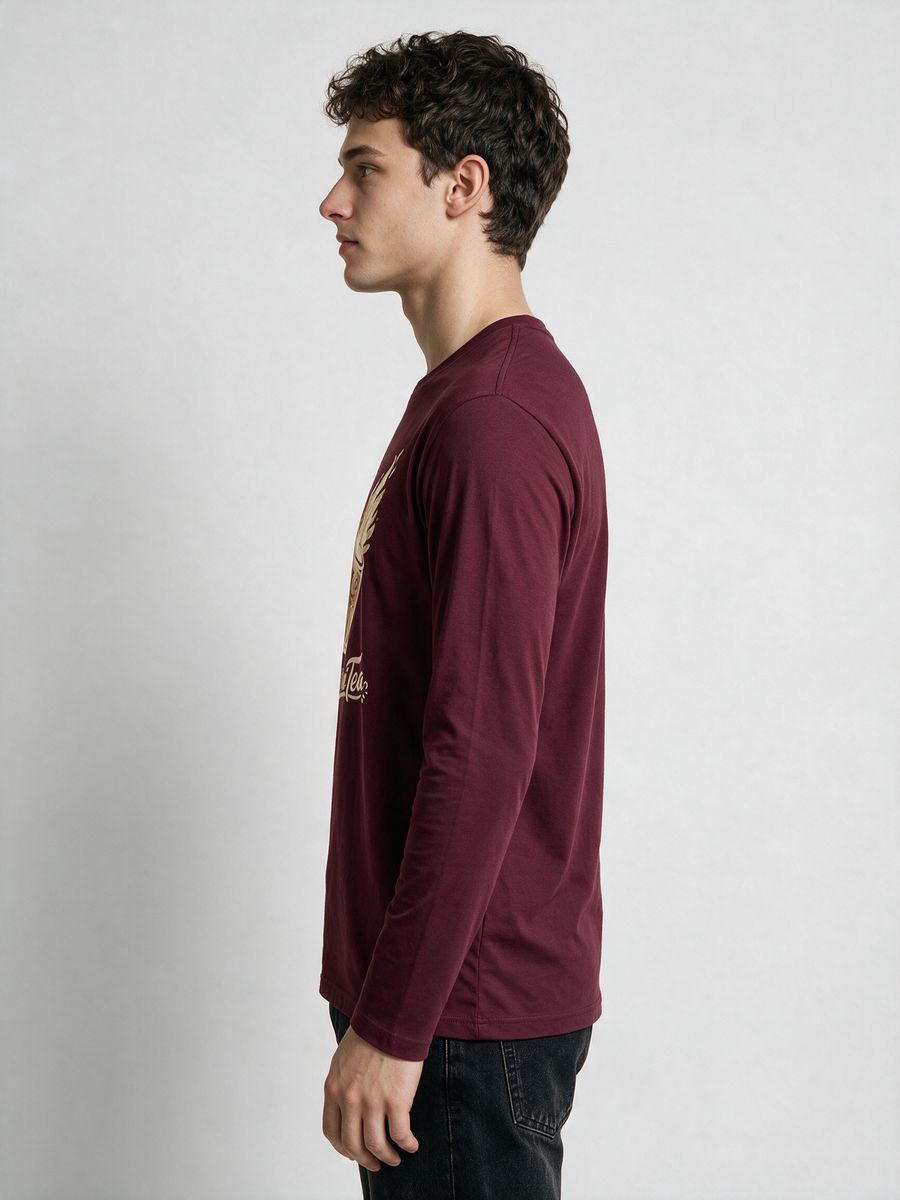 Positivitea Chai T-Shirt For Men - Full Sleeve - alternate view 3