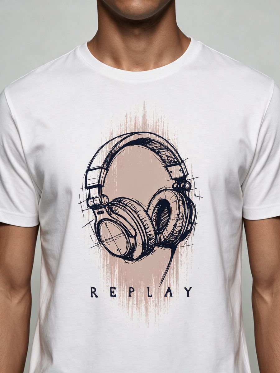 Replay T-Shirt For Men - Half Sleeve - alternate view 5