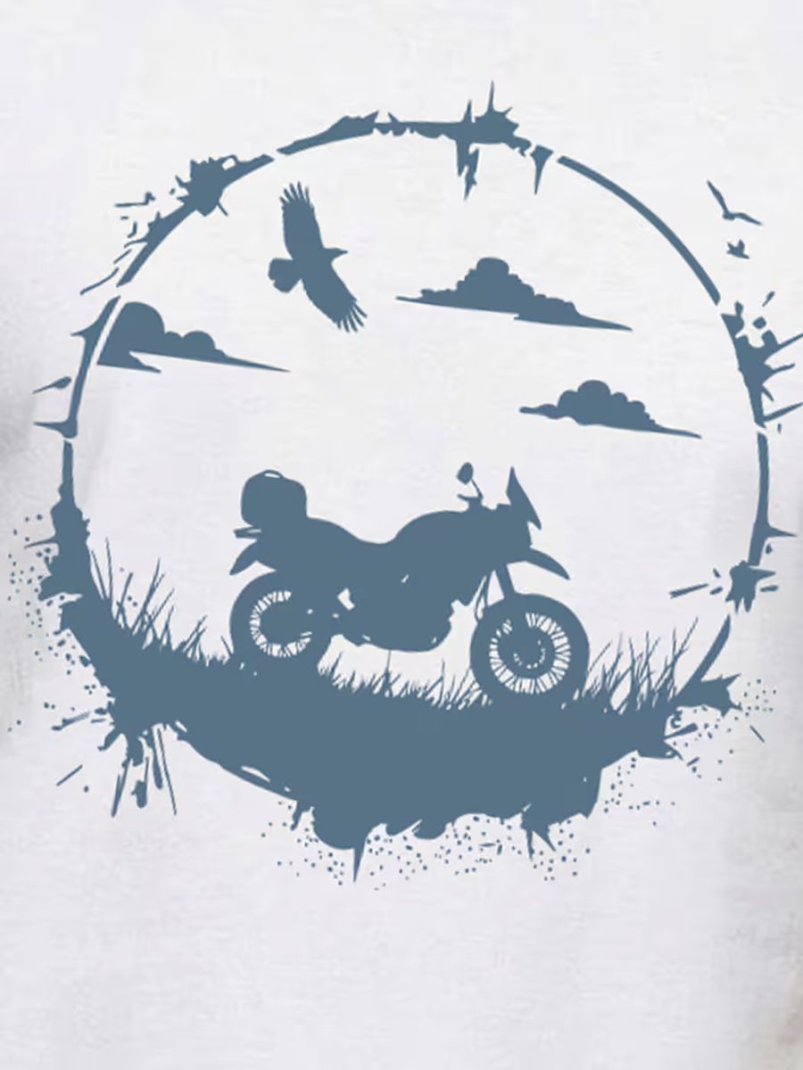Freedom Rider T-Shirt For Men - Half Sleeve - alternate view 2