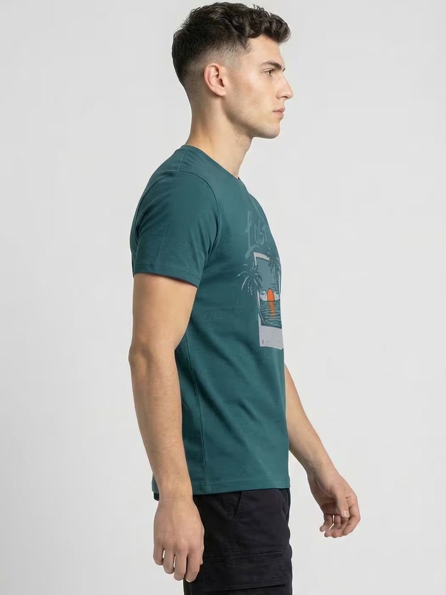 Lost In Nature T-Shirt For Men - Half Sleeve - alternate view 4
