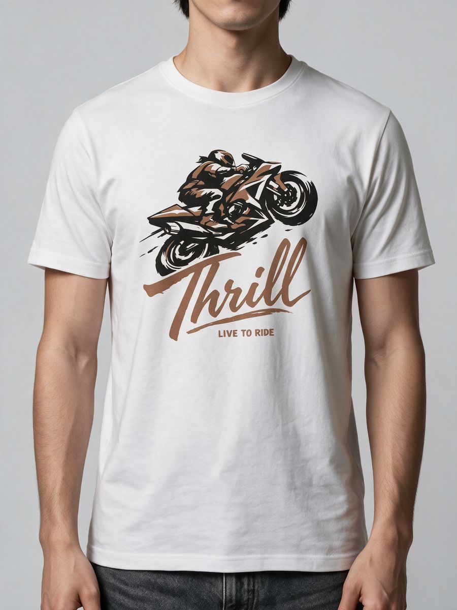 Thrill Seeker T-Shirt For Men - Half Sleeve - alternate view 5