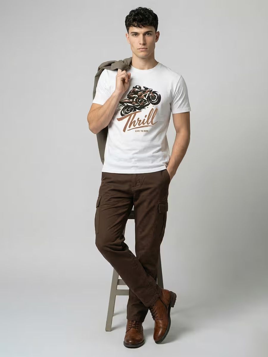 Thrill Seeker T-Shirt For Men - Half Sleeve - alternate view 5