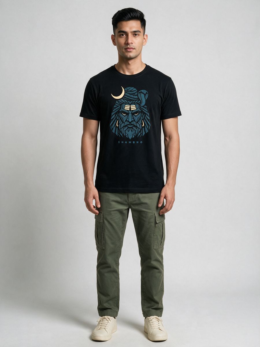 Shambho T-Shirt For Men - Half Sleeve - alternate view 6
