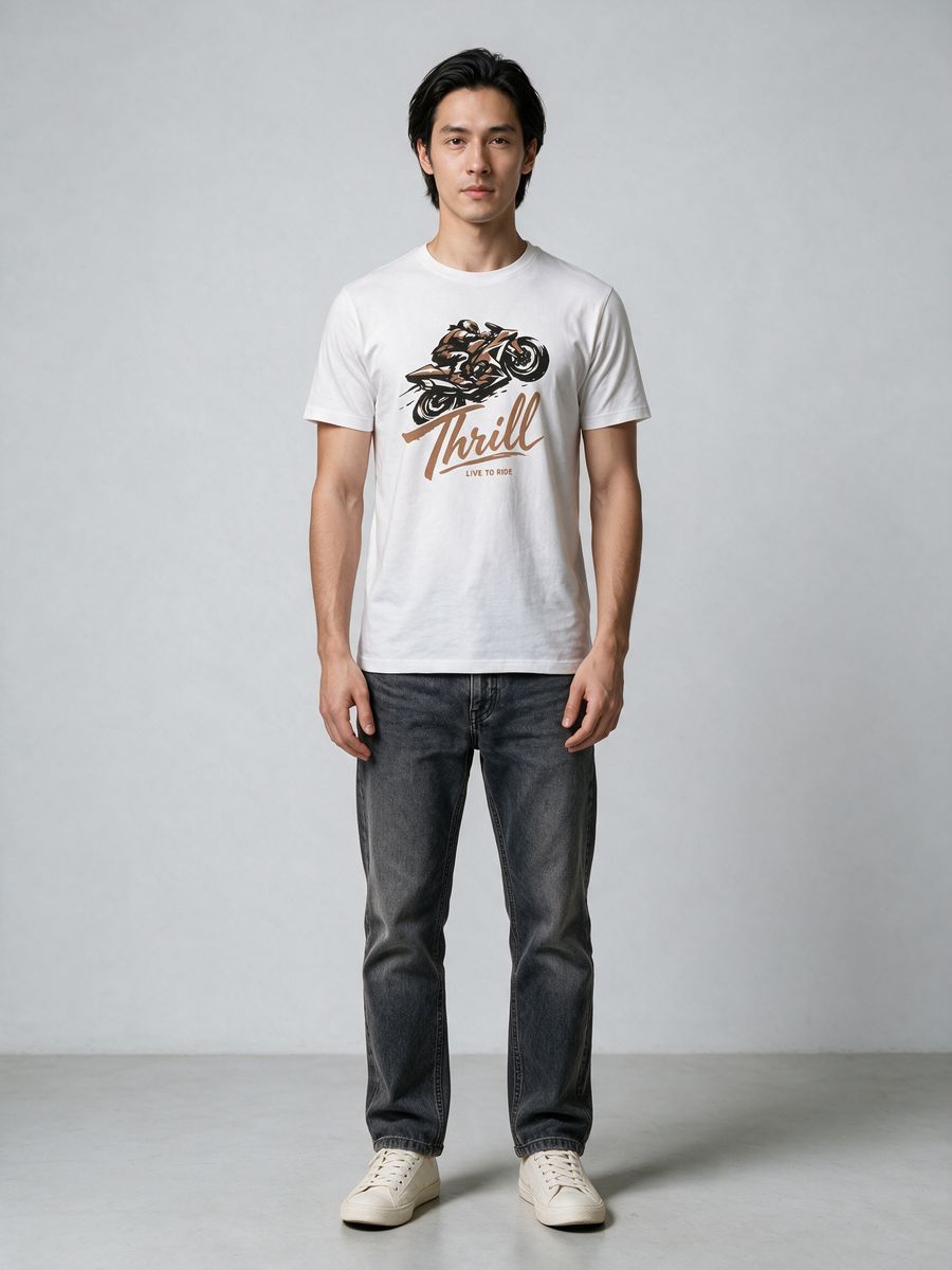 Thrill Seeker T-Shirt For Men - Half Sleeve - alternate view 6