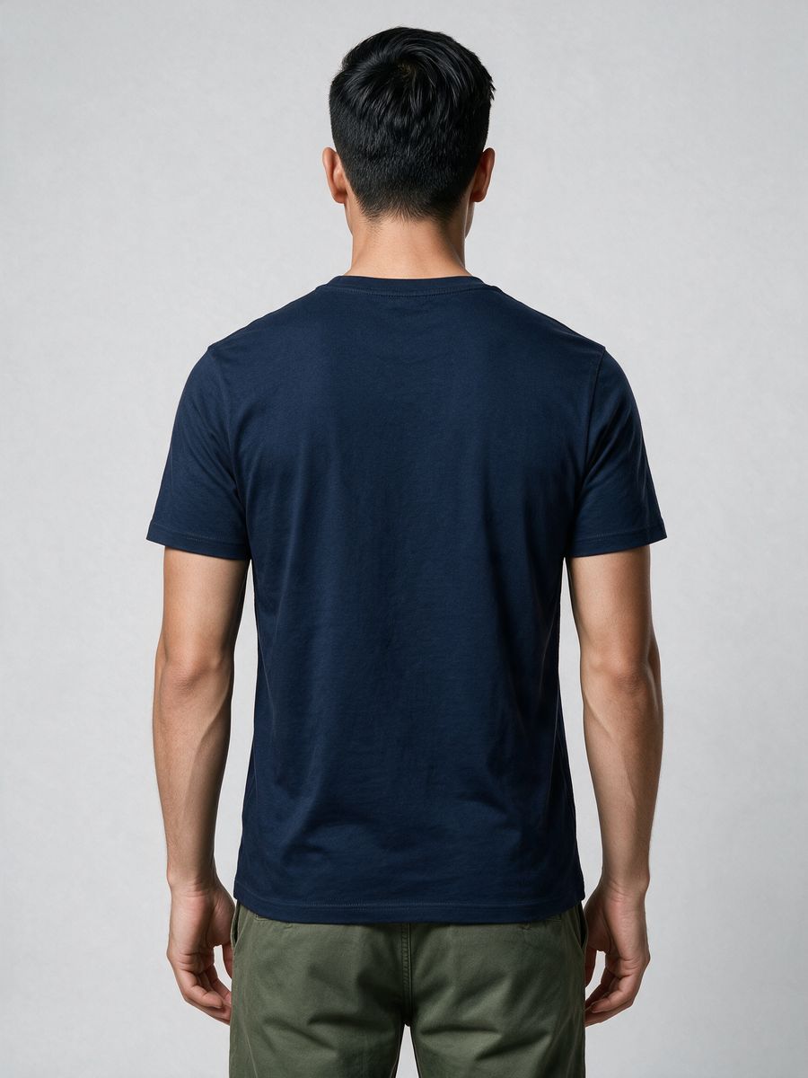 Compass Graphic T-Shirt For Men - Half Sleeve - alternate view 2