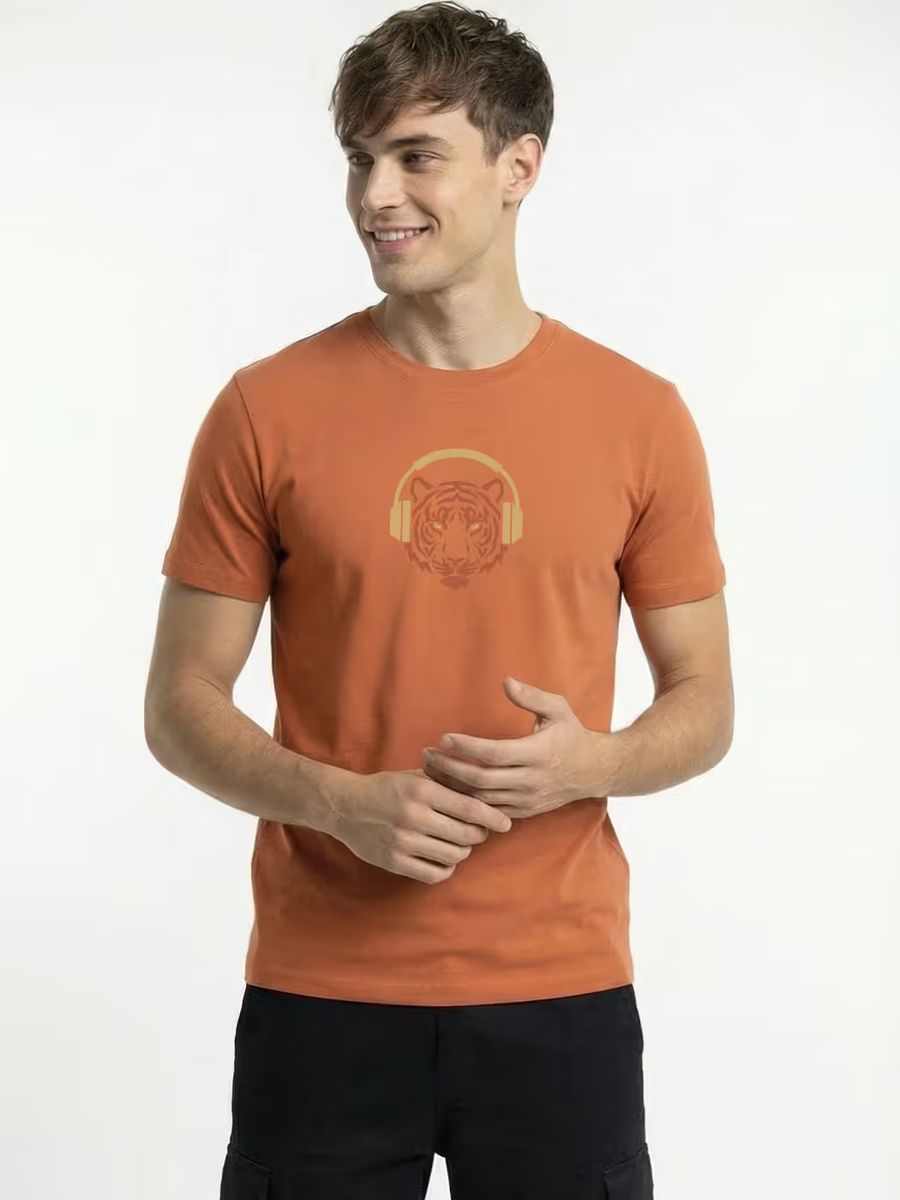 Music Graphic Printed T-Shirt For Men - Half Sleeve