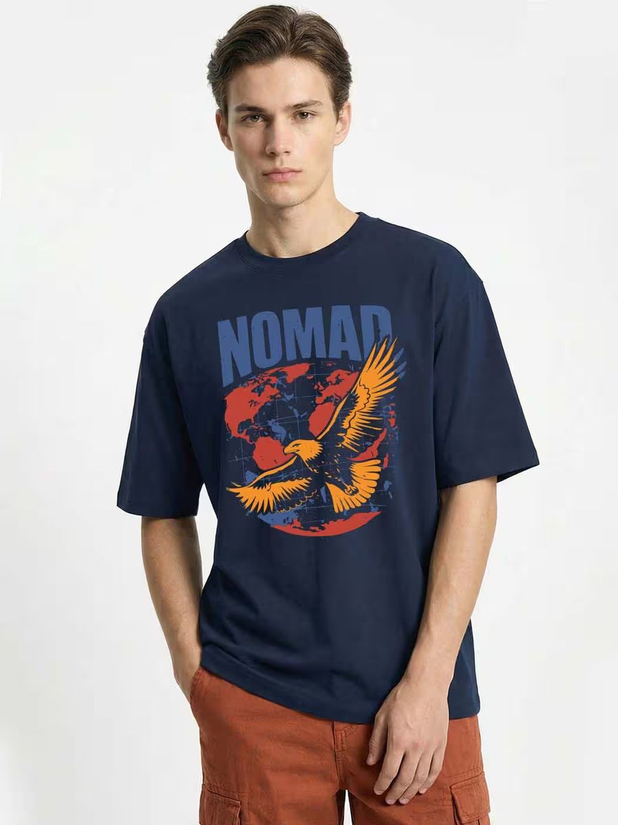 Nomad Eagle Streetwear Oversized T-Shirt
