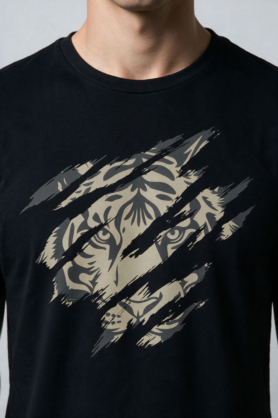 Beast Graphic Printed T-Shirt For Men - Half Sleeve - alternate view 5