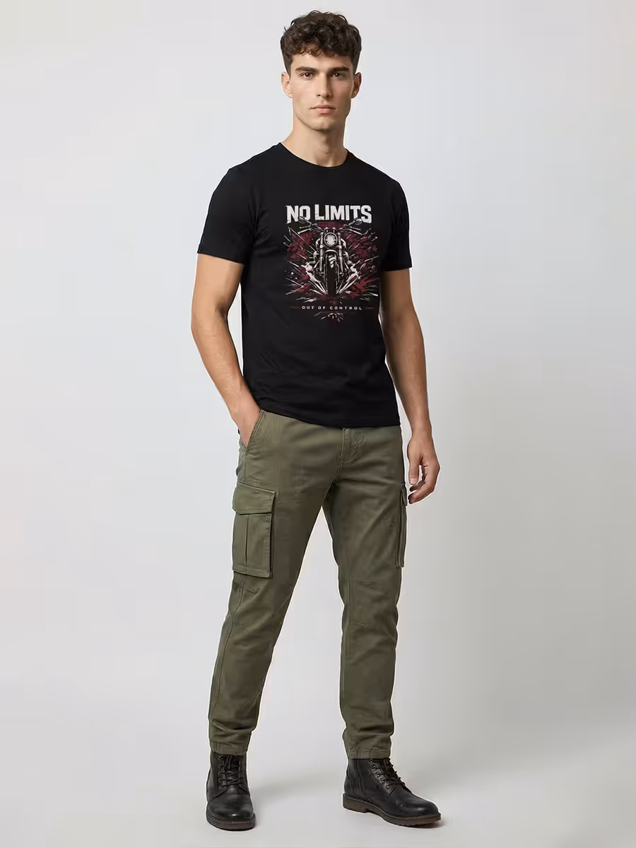 No Limits T-Shirt For Men - Half Sleeve 5